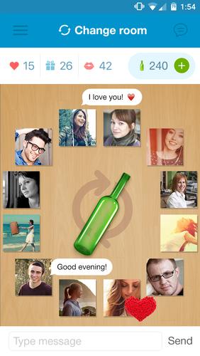 Spin the bottle: Online flirt and chat