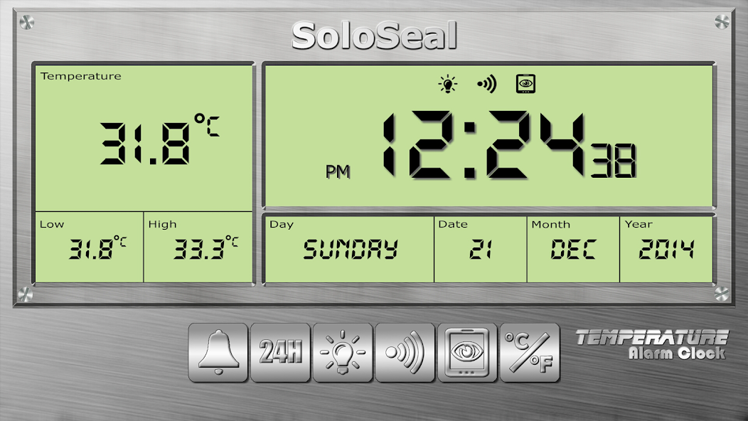 Temperature Alarm Clock