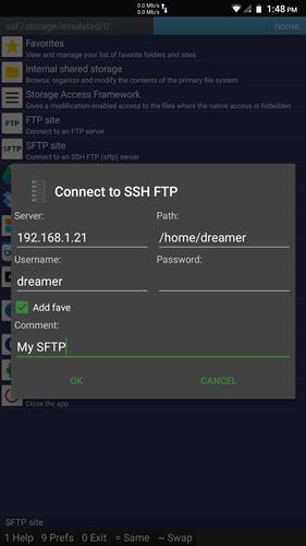 SFTP plugin to Ghost Commander