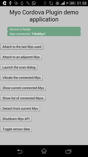 Myo Cordova Demo