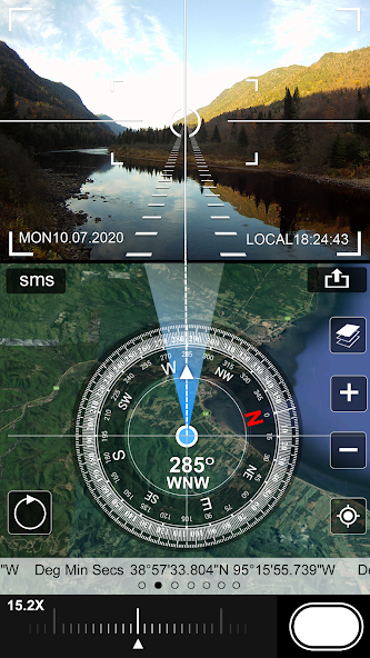 Direction Compass Camera