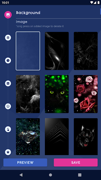Black Live Wallpaper
