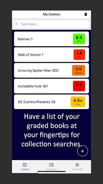 SpotOn Grading Systems - Comic