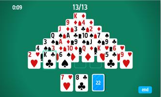 Pyramid Solitaire HD card game