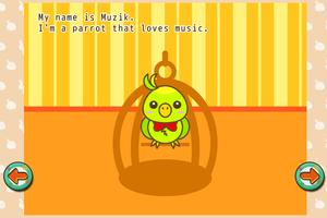 Shuffle Book  Muzik the Parrot