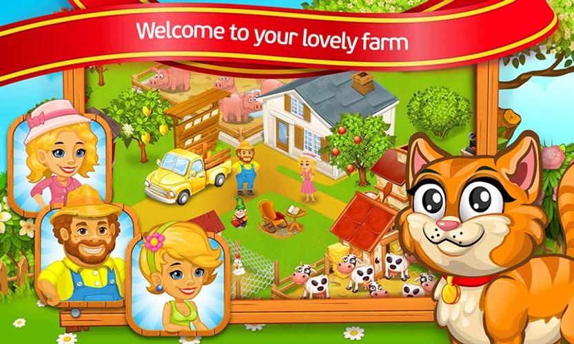 Farm Town: lovely pet on farm