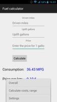 Petrol calculator