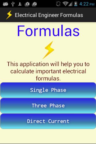 Electrical Engineer Formulas