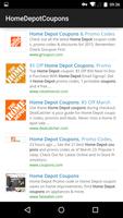 Coupons for Home Depot