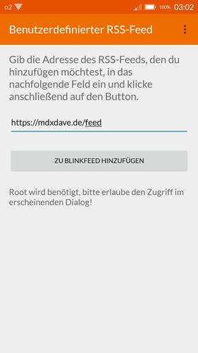 BlinkFeed RSS Manager