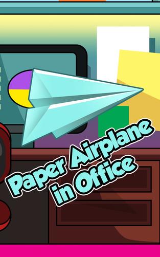 Paper Airplane in Office