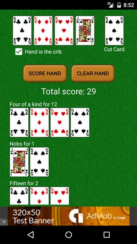 Cribbage Hand Scorer