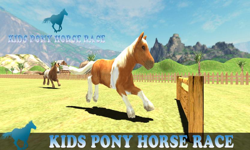 Pony Horse Kids Race 3D