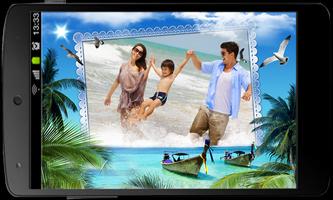 Summer Beach Photo Frame