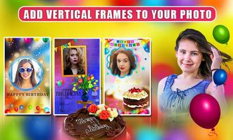 birthday photo frame with name and photo 2020