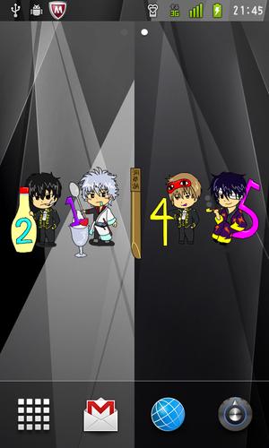 Gintama Clock Widget