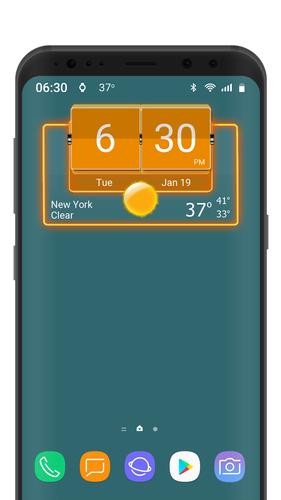 3D Flip Clock Theme Pack 05