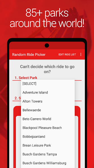 Random Ride Picker