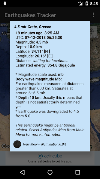 Earthquakes Tracker