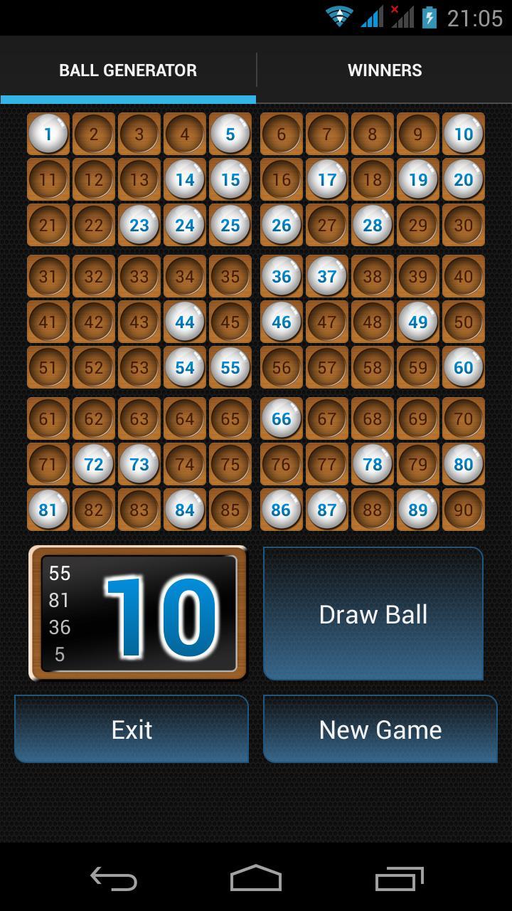 90 Ball Bingo