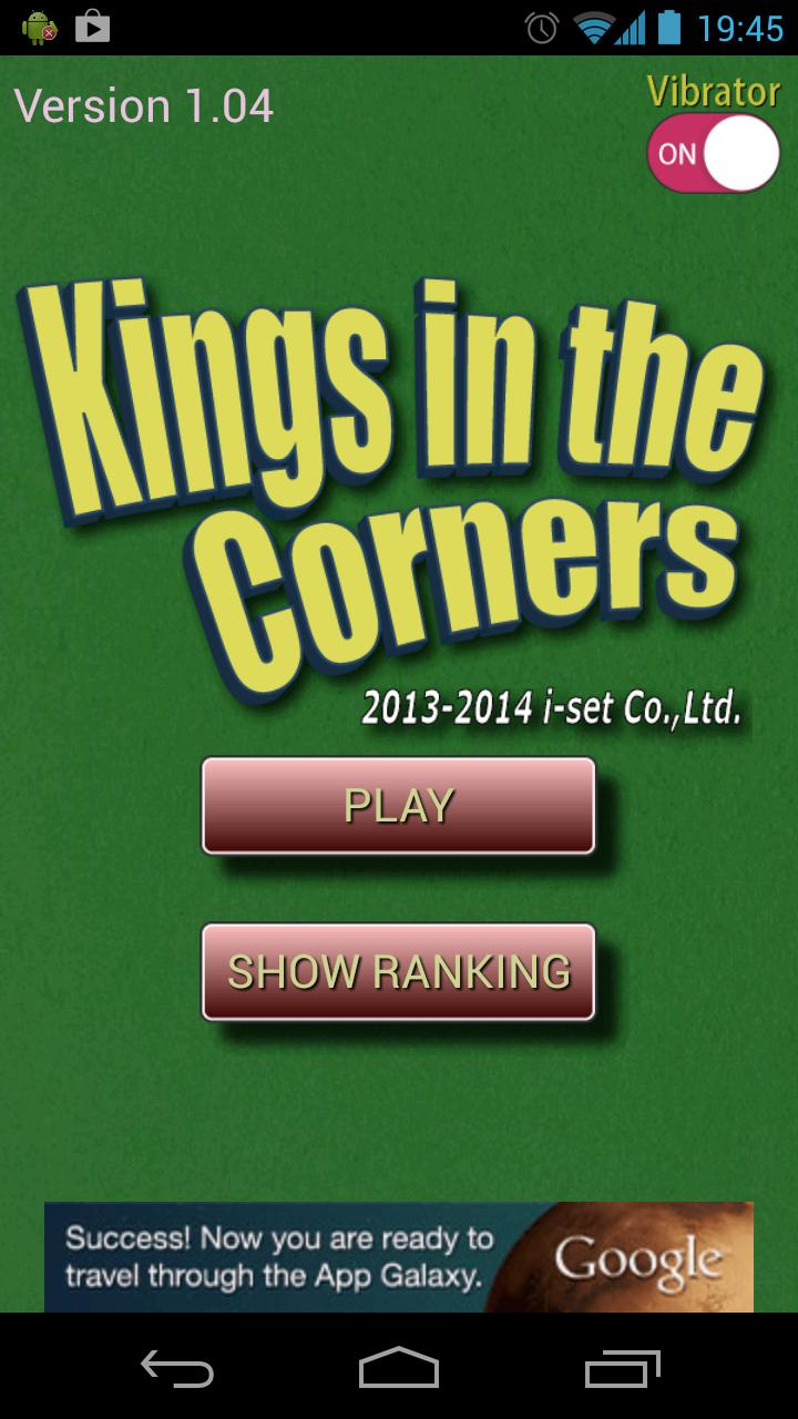 Kings in the Corners