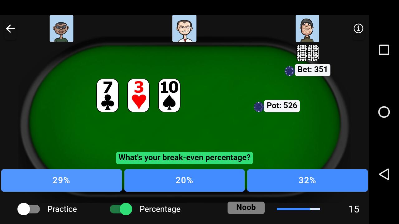 Poker Odds Trainer