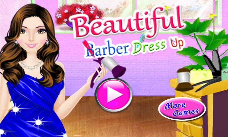 Dress up barber girls games