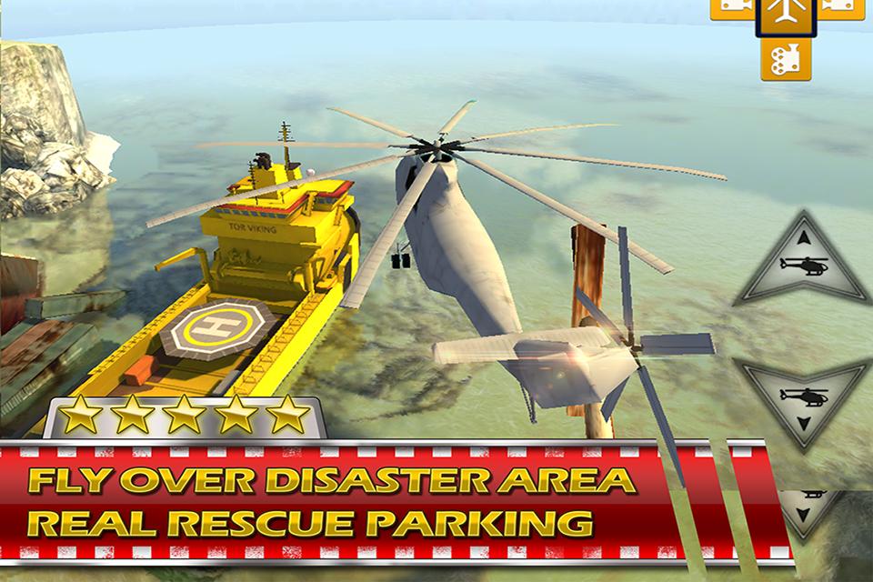 Helicopter 3D Rescue Parking