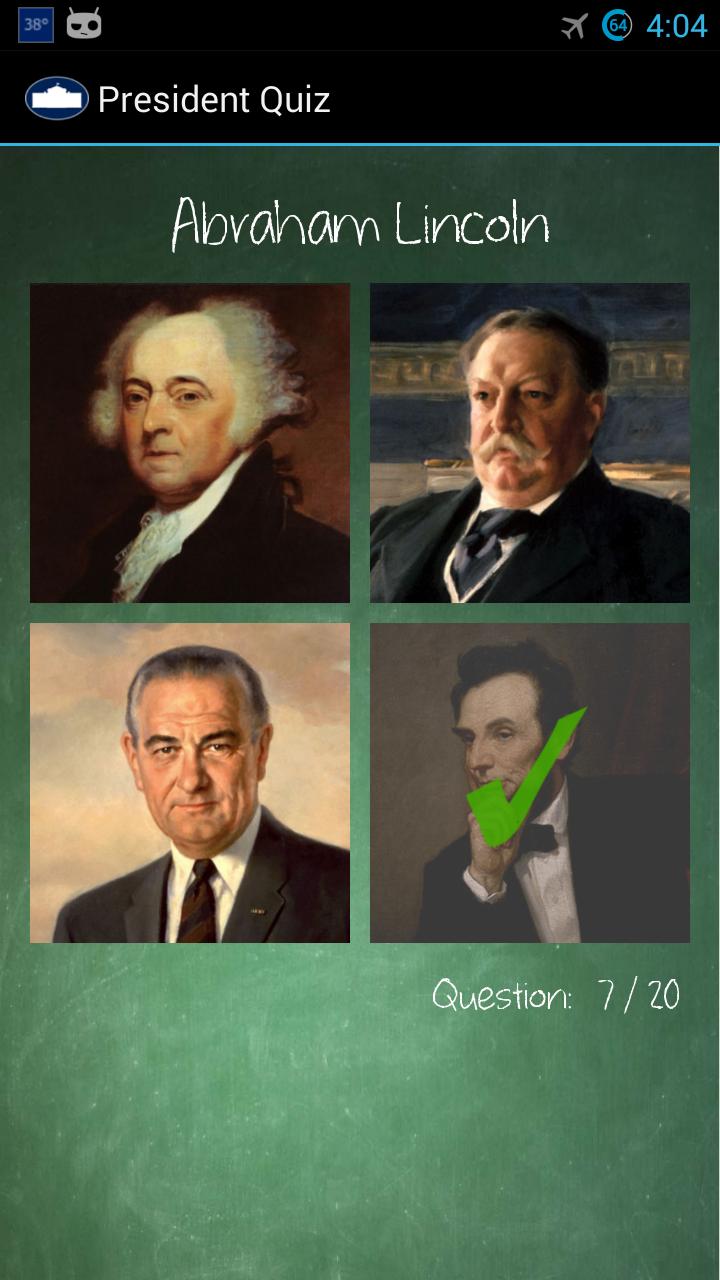 President Quiz