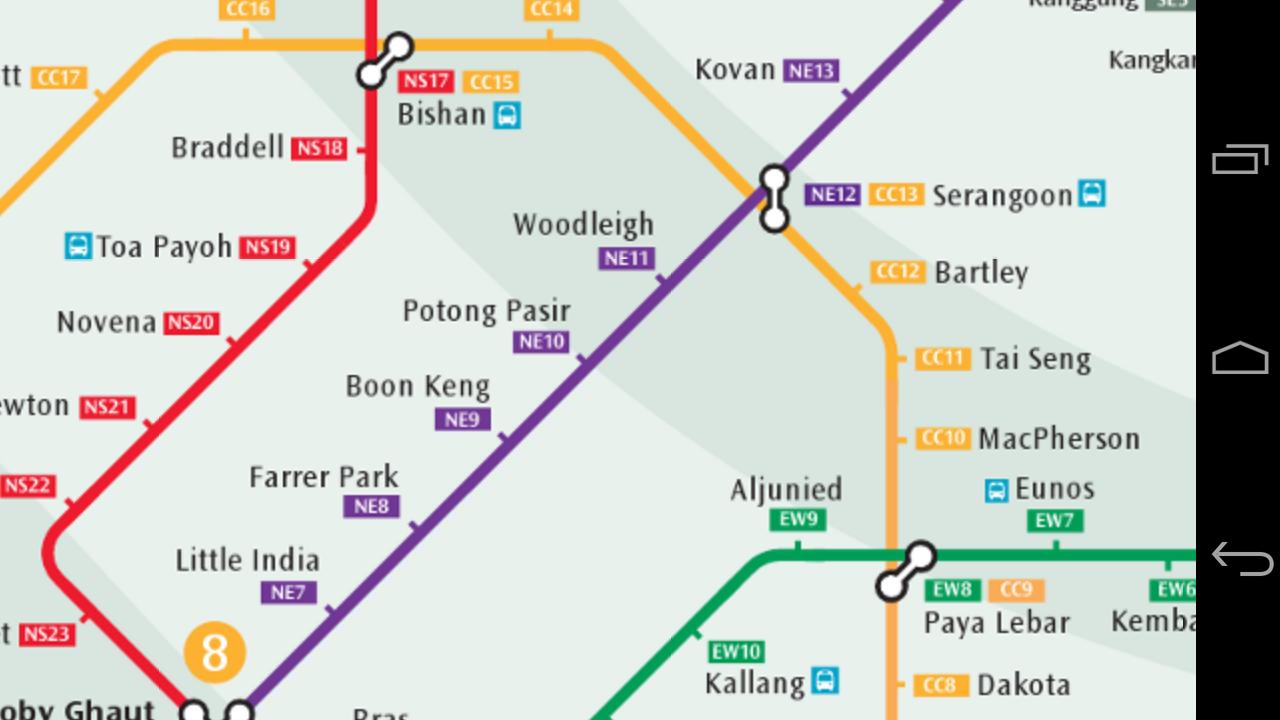 Singapore Metro Map