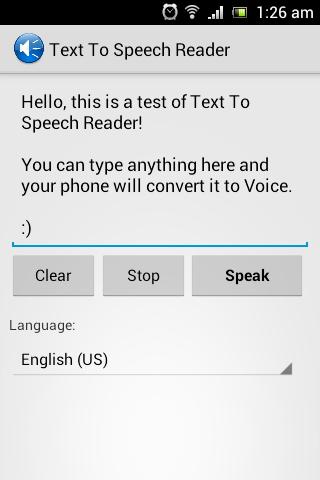 Text To Speech Reader