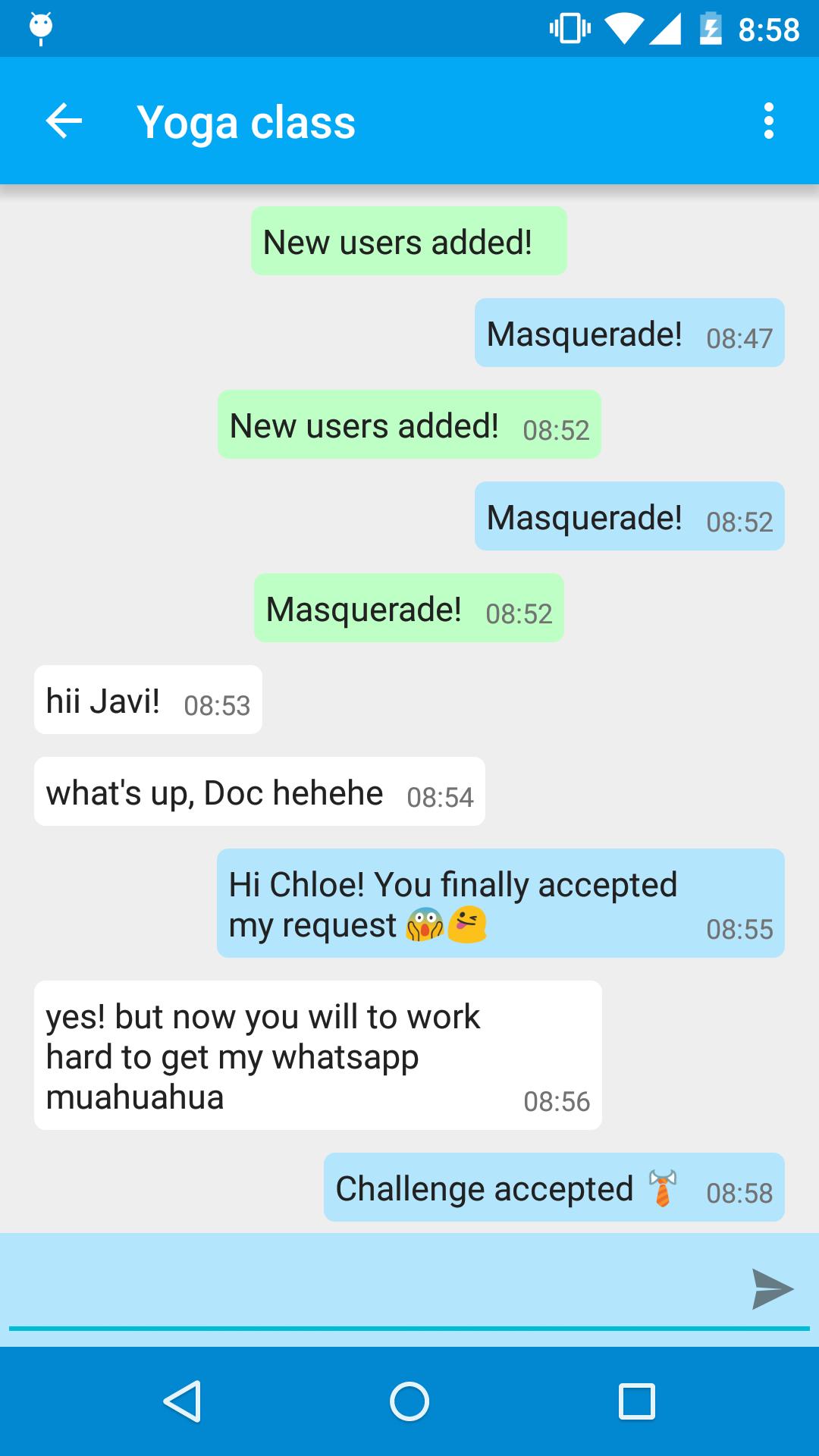 Masquerade Chat