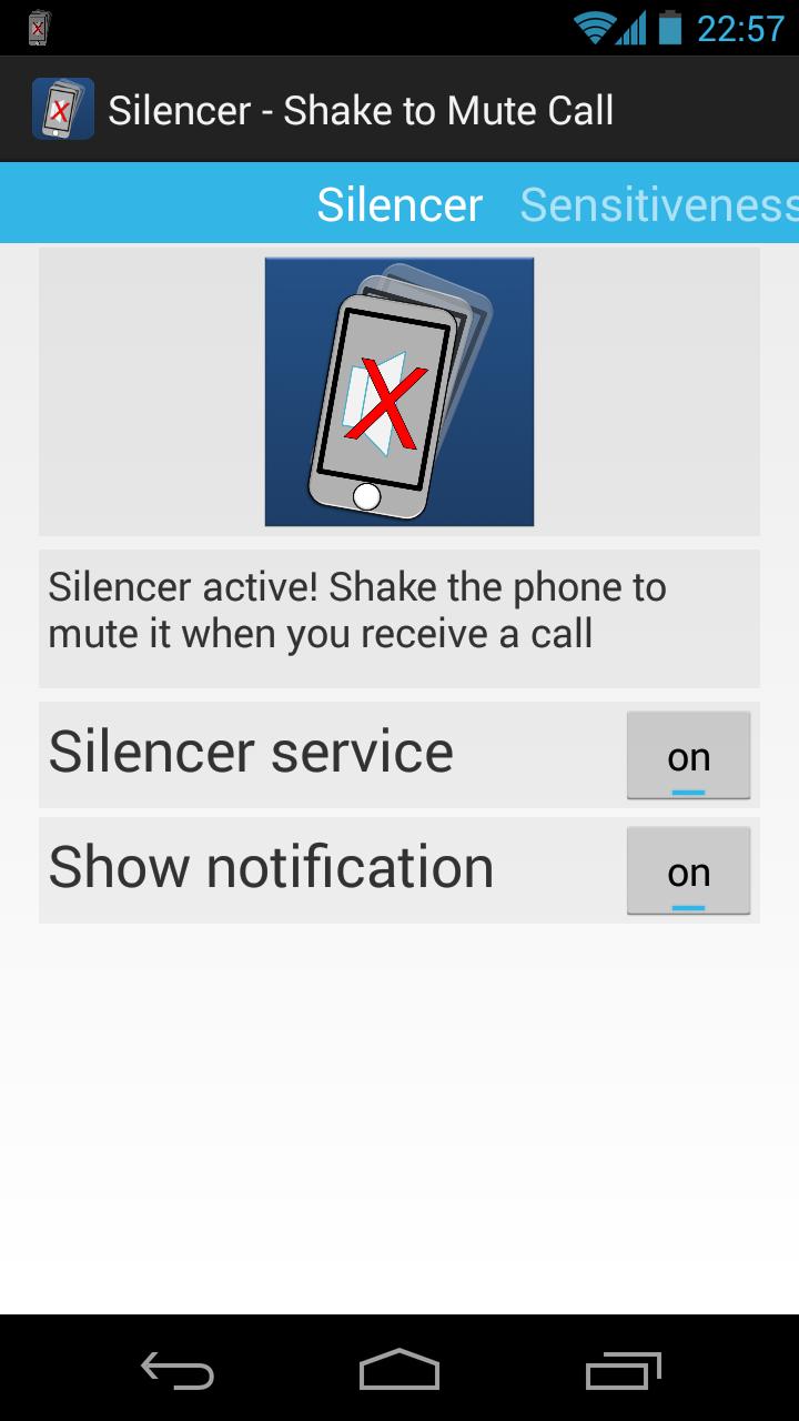 Silencer - Shake to Mute Calls