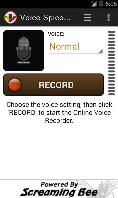 Voice Spice Online Recorder