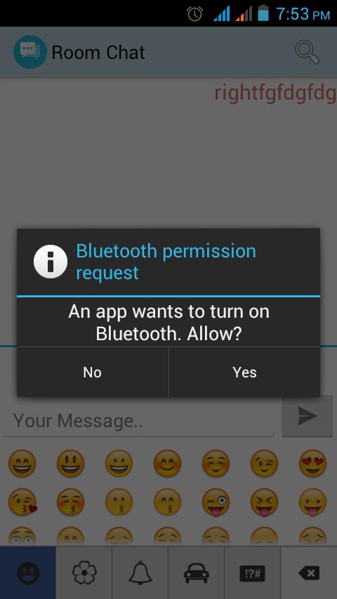 Bluetooth Chat(Room Chat)