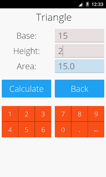 Area and Volume Calculator