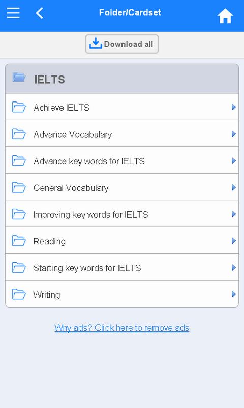 IELTS Flashcards