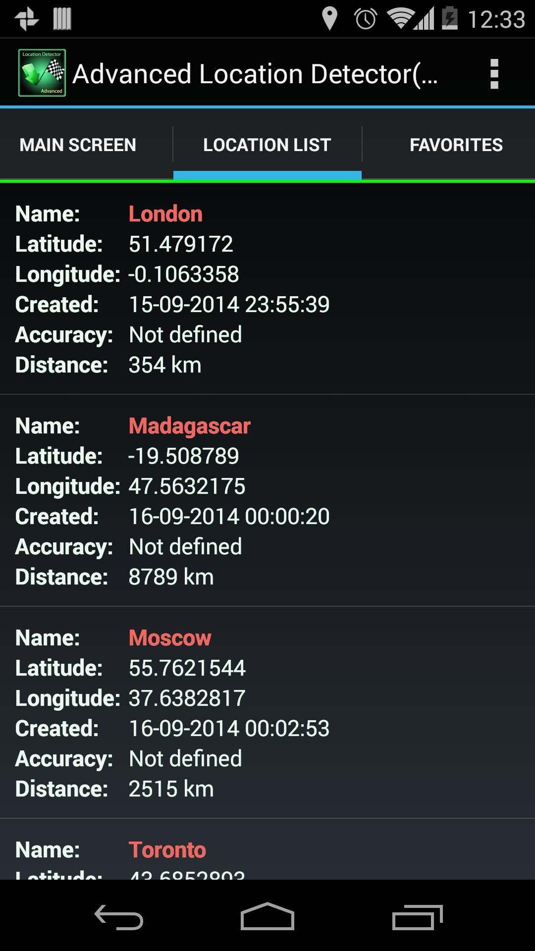 Location Detector(GPS)