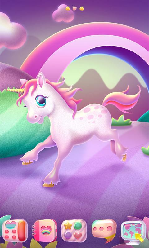 Unicorn GO Launcher Theme