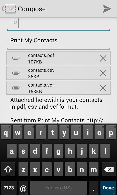 Print My Contacts