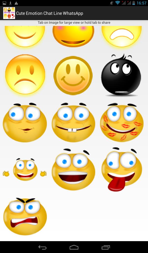 Cute Emotion Chat Social