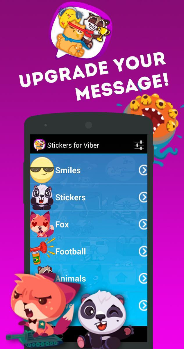 Stickers and Smiles for Viber