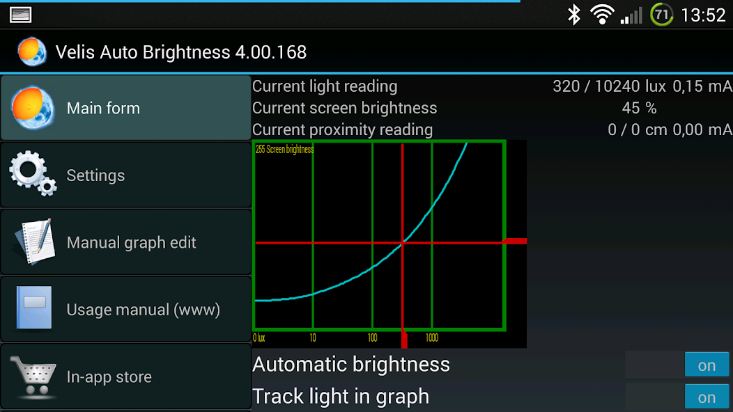 Velis Auto Brightness