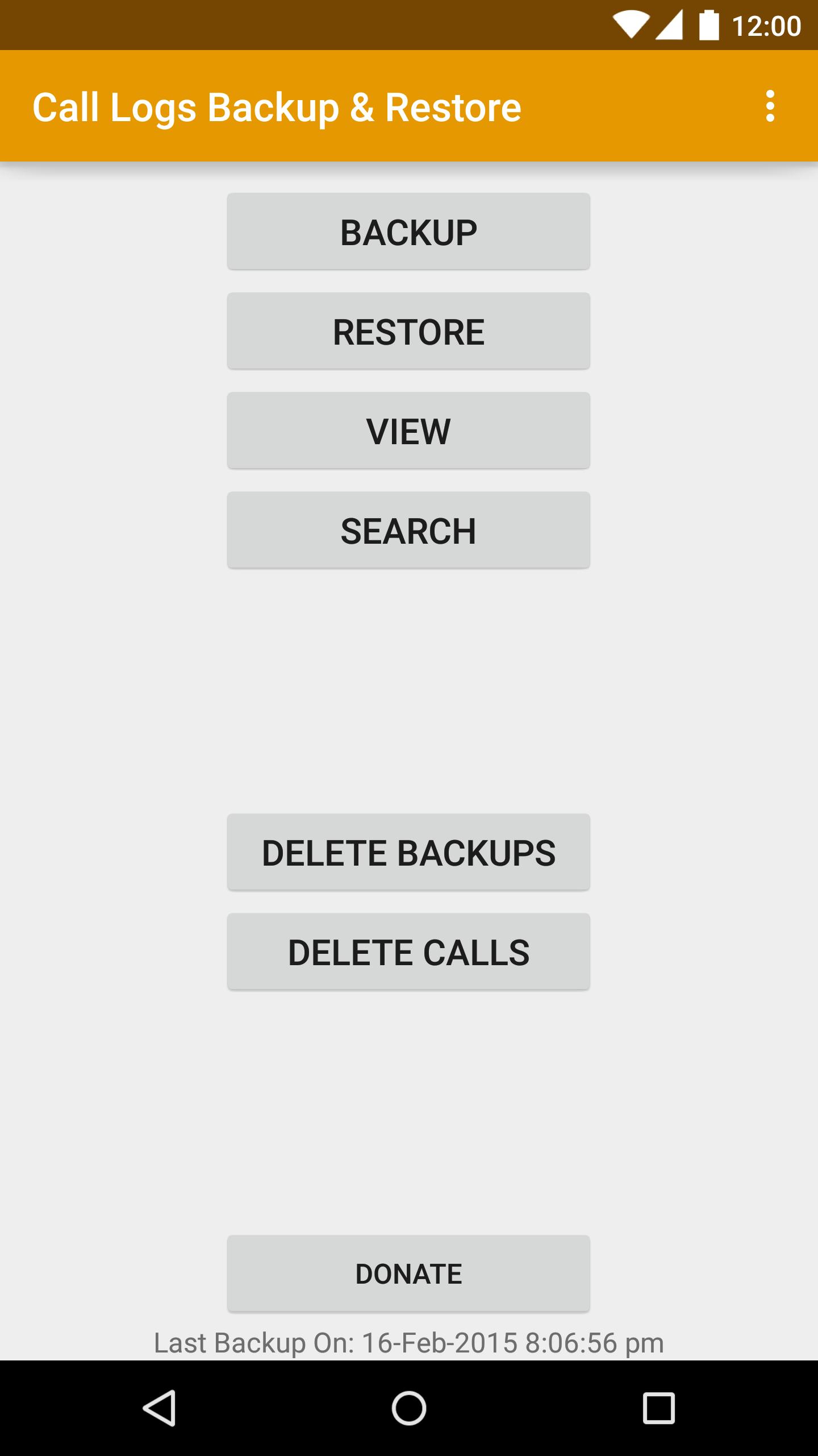 Call Logs Backup & Restore