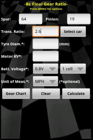 Rc Final Gear Ratio LITE