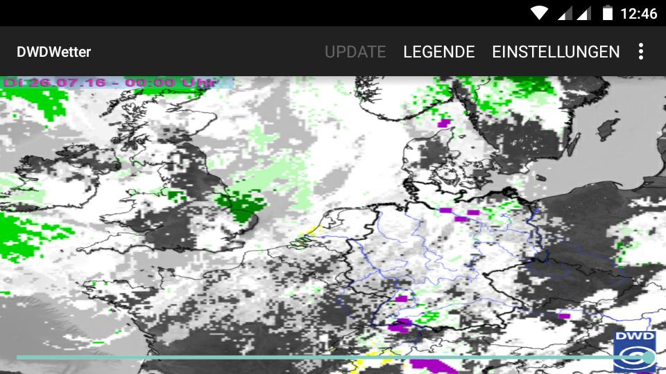 DWD Satelliten Wetterbilder