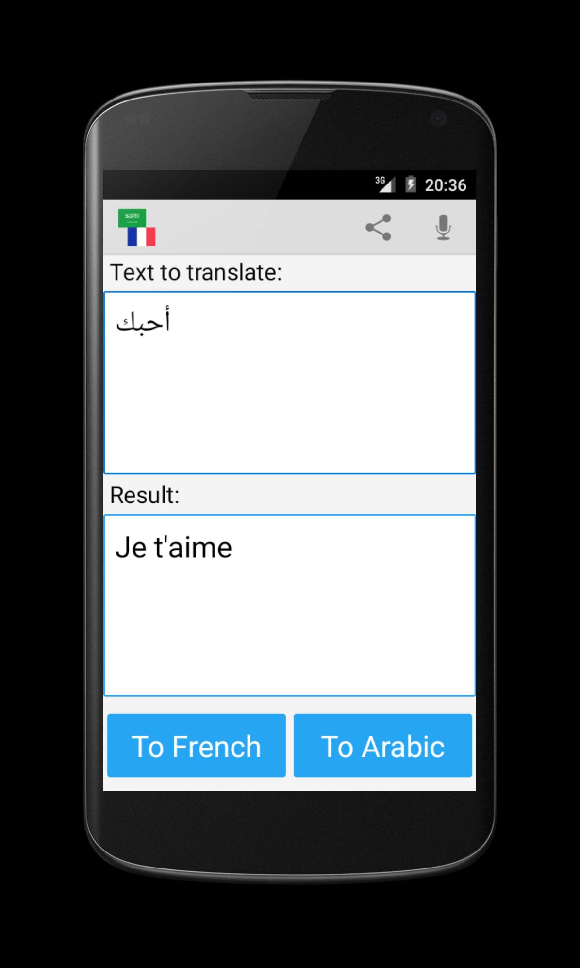 Arabic French Translator