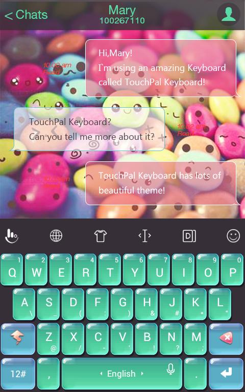 TouchPal Sweet Candy Theme