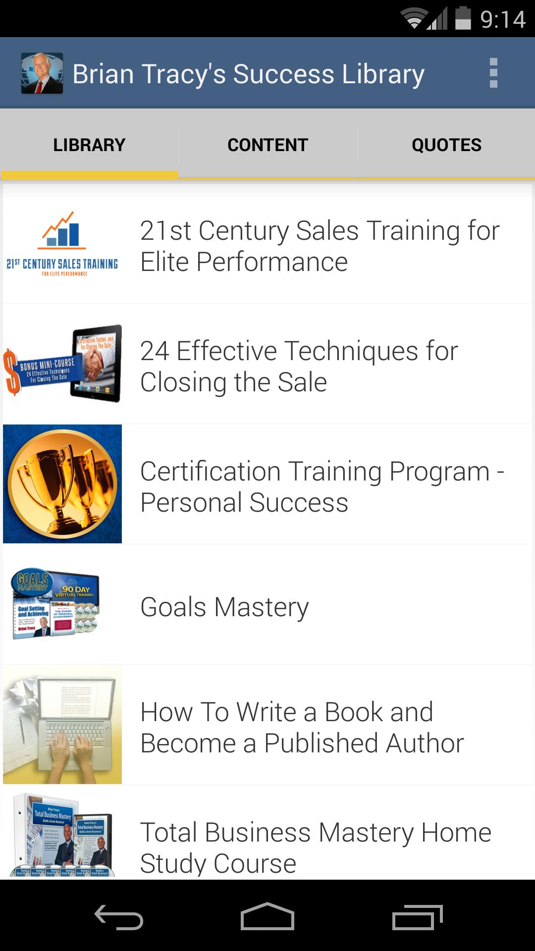 Brian Tracy's Success Library