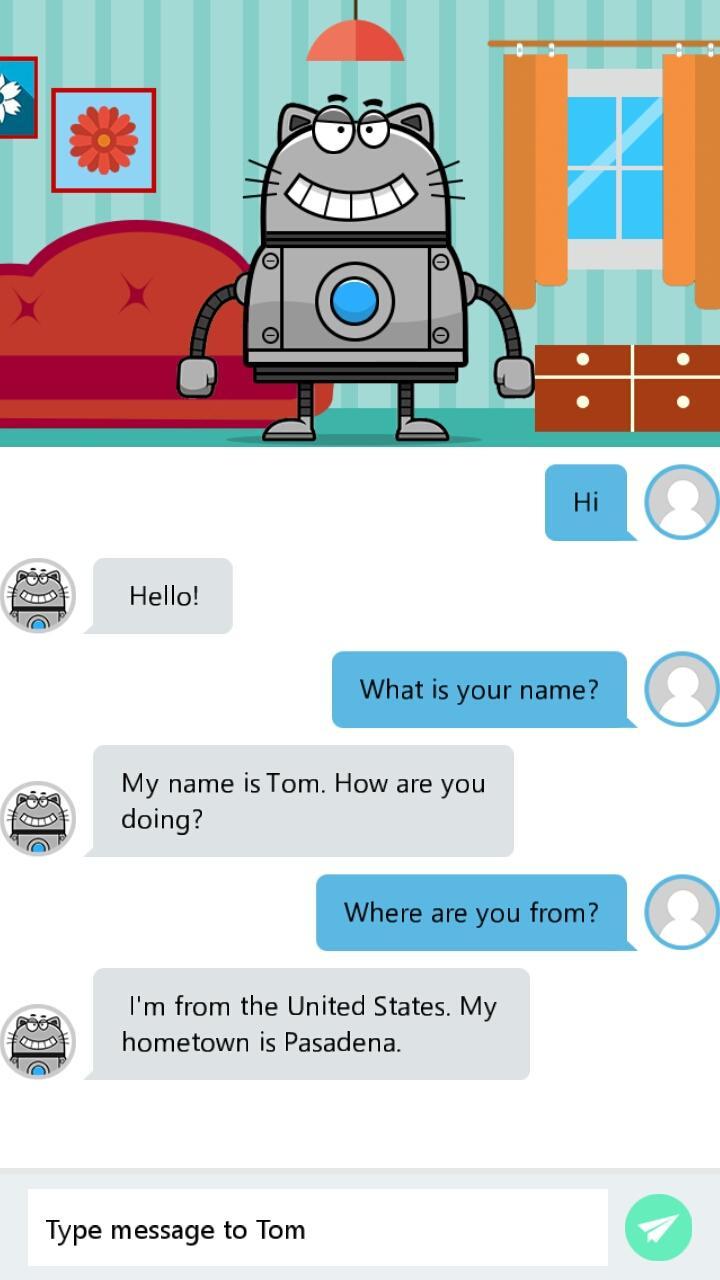 Chat with Tom Robot